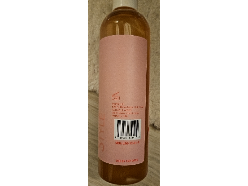 Inahsi Define & Shine Liquid Styling Gel, 12 fl oz/355 mL