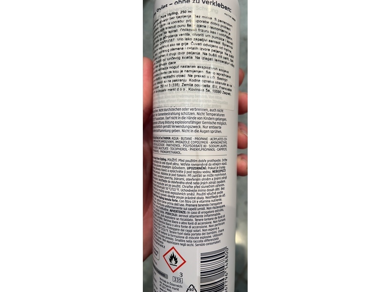 Dm Balea Pure Styling Mousse, 250 mL