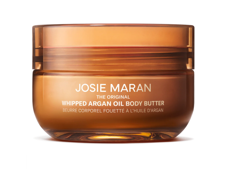 Josie Maran Whipped Argan Oil Body Butter, Vanilla Vibezzz, 6 oz