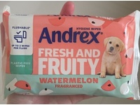 Andrex Fresh And Fruity Hygiene Wipes, Watermelon, Pack Of 12 - thumbnail 2