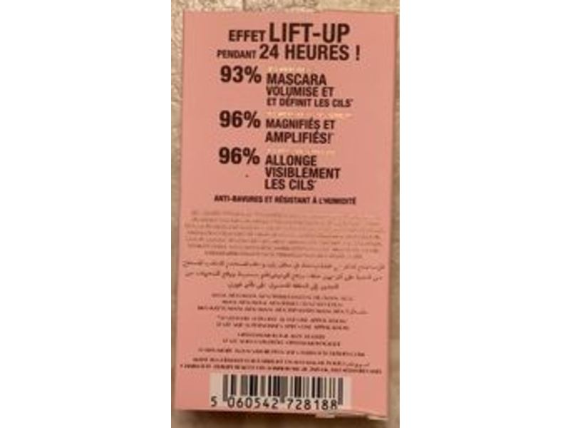 Charlotte Tilbury Pillow Talk Push Up Lashes Mascara, Super Black, 0.13 fl oz/4 mL