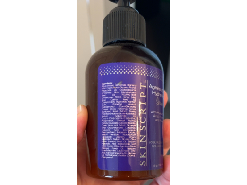 Skin Script Ageless Skin Hydrating Serum, 4 oz/120 mL