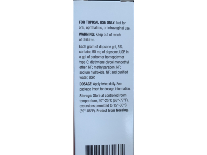 Dapsone Gel, 5%, 30 g, Pacific Pharma (Rx)