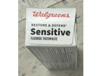 Walgreens Restore & Defend Sensitive Fluoride Toothpaste, Extra Fresh, 3.4 oz/96.3 g - Image 5
