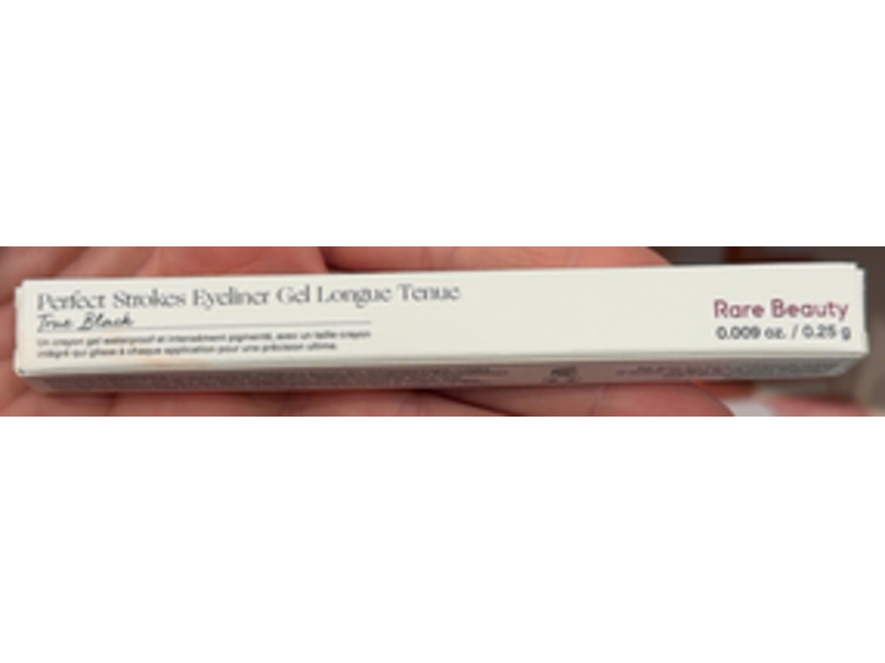 Rare Beauty Perfect Strokes Eyeliner Gel, True Black, 0.009 oz/0.25 g