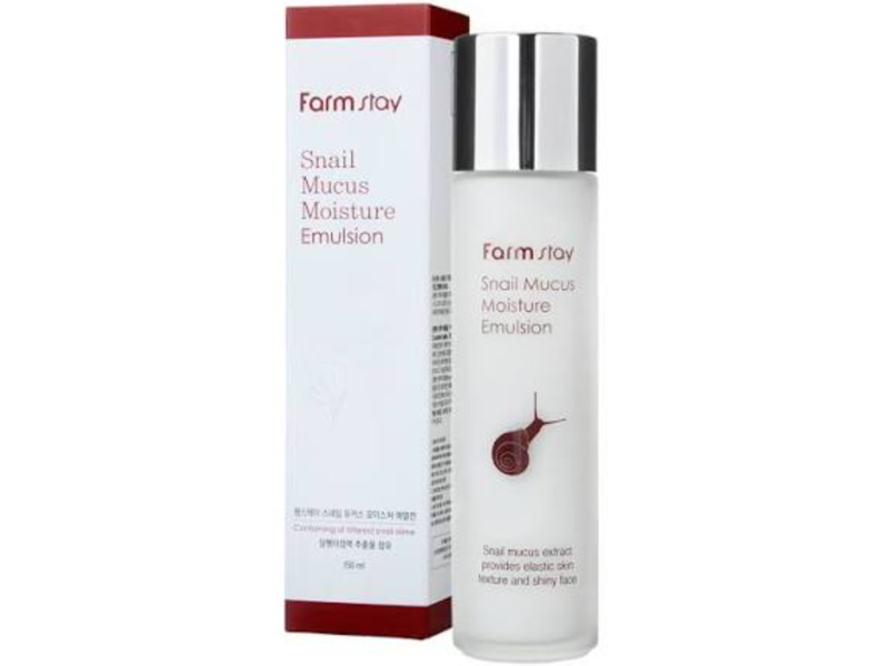 Farmstay Moisture Emulsion, Snail Mucus, 5.07 fl oz/150 mL