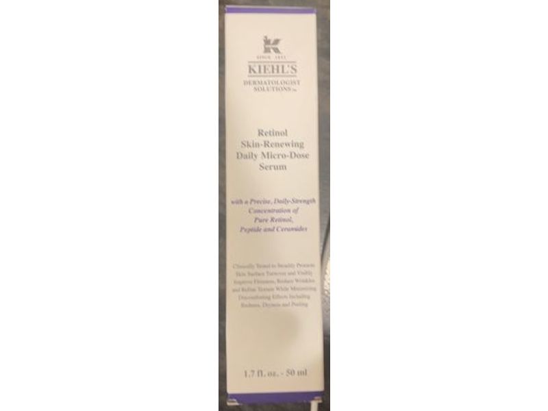 Kiehl's Since 1851 Retinol Skin-Renewing Daily Micro-Dose Serum, 1.7 fl oz/50 mL