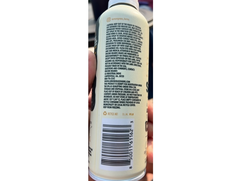 Lemongrass Farms Scram! All-Natural Area Treatment, 8 oz/227 g
