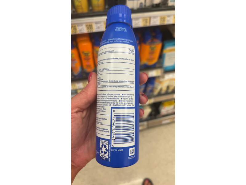 Coppertone SPORT Continuous Sunscreen Spray Broad Spectrum SPF 30 (5.5 Ounce) (Packaging may vary)