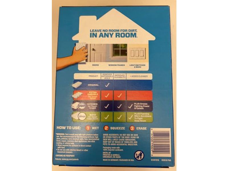 Mr. Clean Magic Eraser Pads, Original, 6 Count