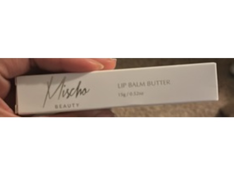 Mischo Beauty Lip Balm Butter, Ijama, 0.52 oz/15 g