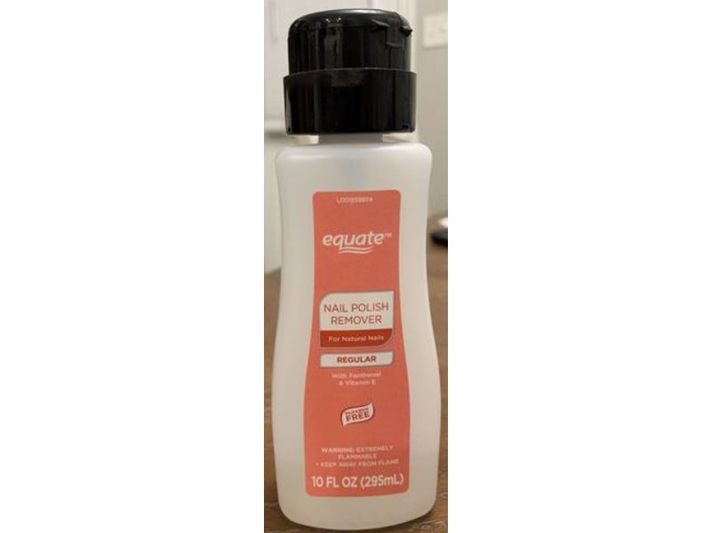 Equate Nail Polish Remover, Regular, 10 fl oz/295 mL