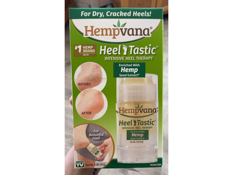 Hempvana Heel Tastic Intensive Heel Therapy, Hemp Seed Extract, 2 oz/57 g