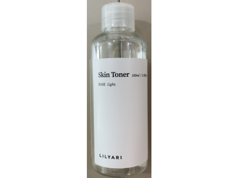 Lilyari Skin Toner, Base Light, 3.38 fl oz/100 mL