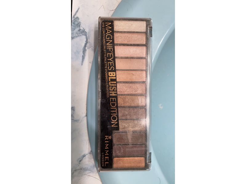 Rimmel Magnif'Eyes Eye Contouring Palette, 002 Blush Edition, 0.5 oz/14.2 g