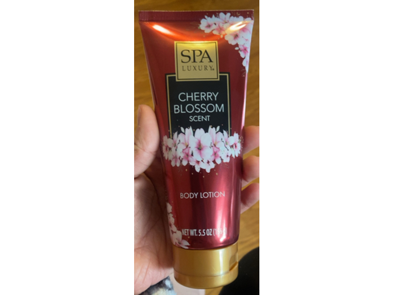 Spa Luxury Body Lotion, Cherry Blossom, 5.5 oz/156 g