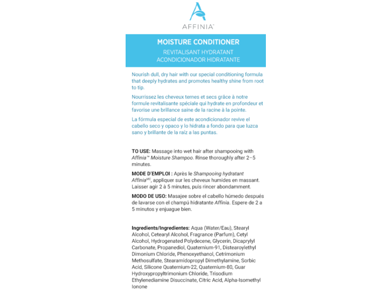 Melaleuca Affina Moisture Conditioner, 16.8 fl oz/496 mL