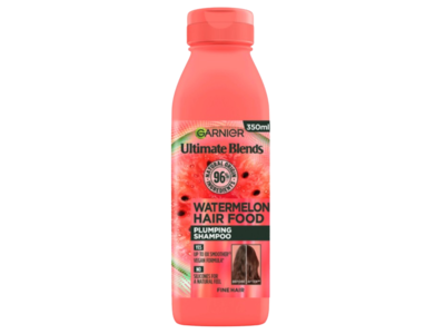 Garnier Ultimate Blends Watermelon Hair Food Pluming Shampoo, 350 mL