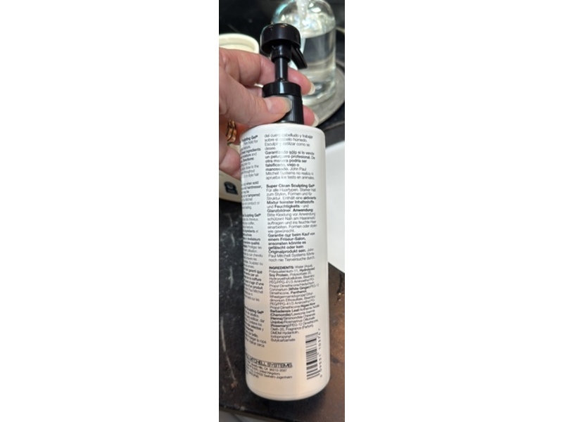 Paul Mitchell Super Clean Sculpting Gel, Firm Hold Style,16.9 fl oz/500 mL