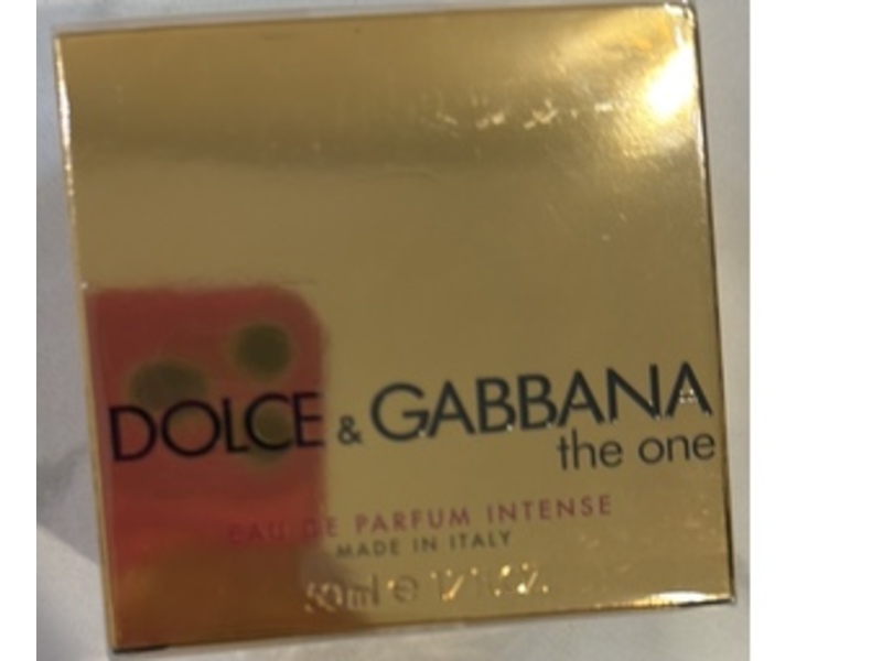 Dolce & Gabbana The One Eau De Parfum Intense, Pink Pepper, Jasmine, Vanilla, 50 mL