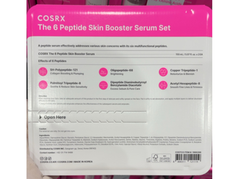 Cosrx The 6 Peptide Skin Booster Serum Set, 5.07 fl oz/150 mL, Pack Of 2