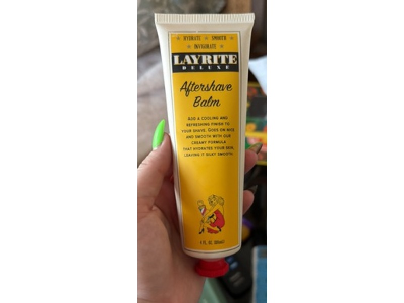 Layrite Deluxe Aftershave Balm, 4 fl oz/118 mL
