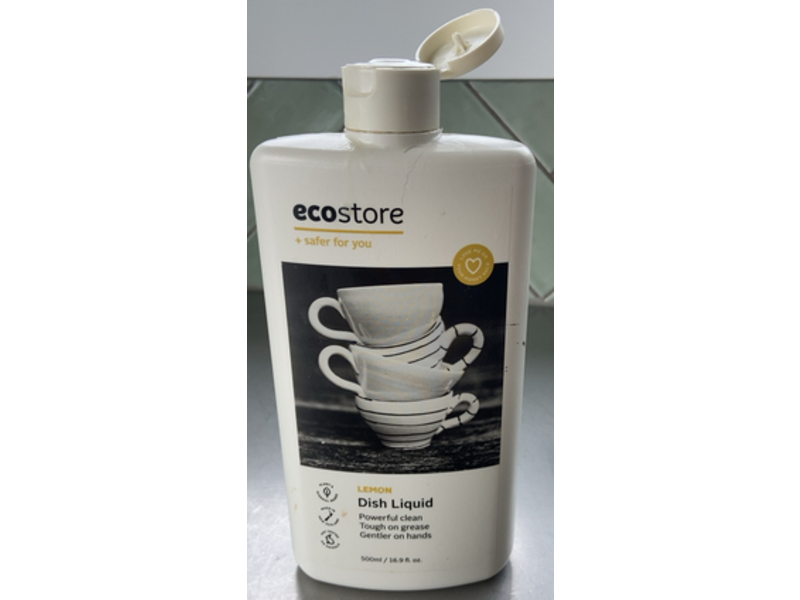 Ecostore Dish Liquid, Lemon Scent, 16.9 fl oz/500 mL