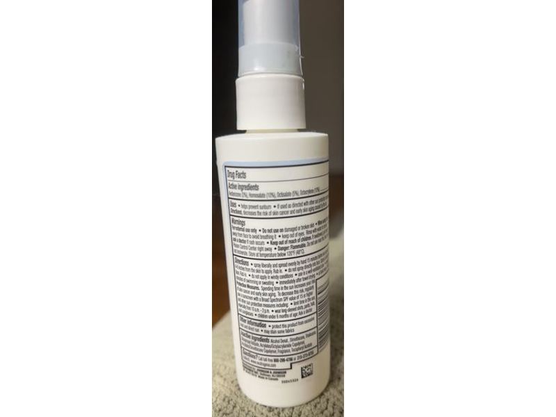 Neutrogena Ultra Sheer Sunscreen Face Mist, SPF 55, 3.4 fl oz/100 mL