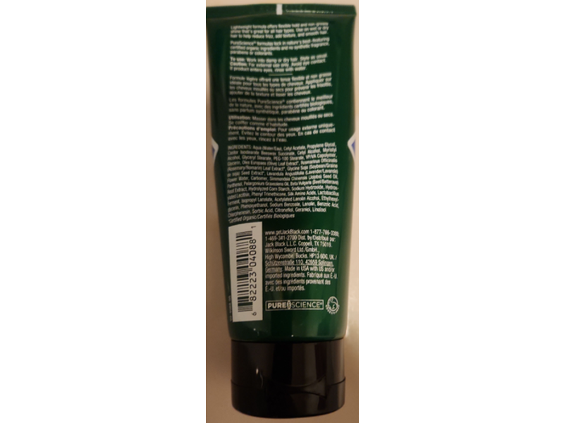 Jack Black Sleek Finish Texture Cream, Olive & Rosemary, 3.4 oz/96 g