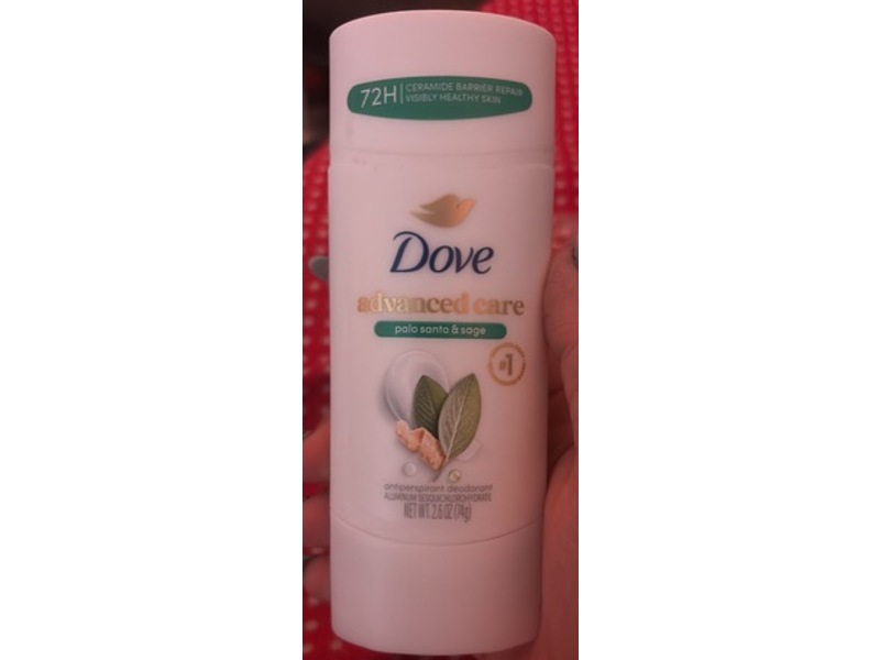 Dove Advanced Care Antiperspirant Deodorant, Palo Santo & Sage, 2.6 oz/74 g