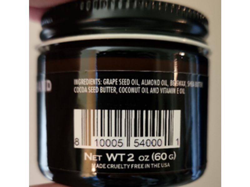 Mountaineer Brand Beard Balm, Unscented, 2 oz/60 g