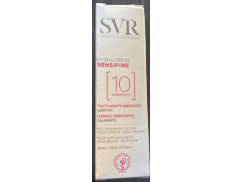 SVR Hydra-Cream Sensifine, 40 mL