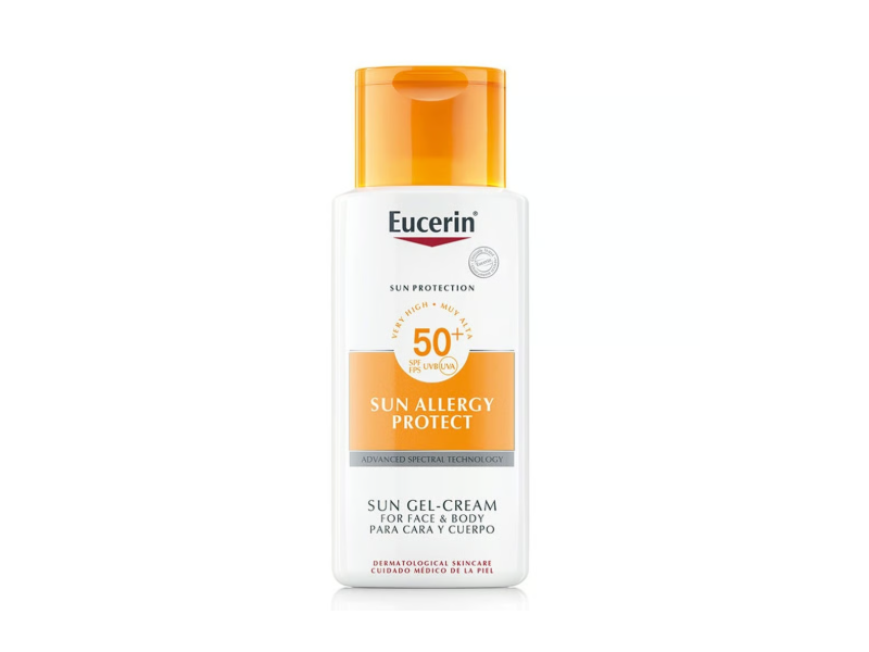 Eucerin Sun Allergy Protect Sun Gel-Cream, SPF 50+, 5.07 fl oz/150 mL
