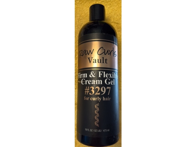 Raw Curls Vault Firm & Flexible Cream Gel, 16 fl oz/473 mL