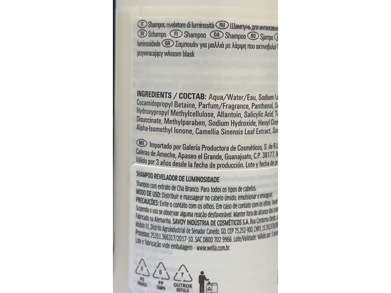 Wella Professionals Oil Reflections Luminous Reveal Shampoo, 250 mL