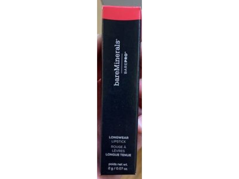 Bareminerals Barepro Longwear Lipstick, Hibiscus, 0.07 oz/2 g