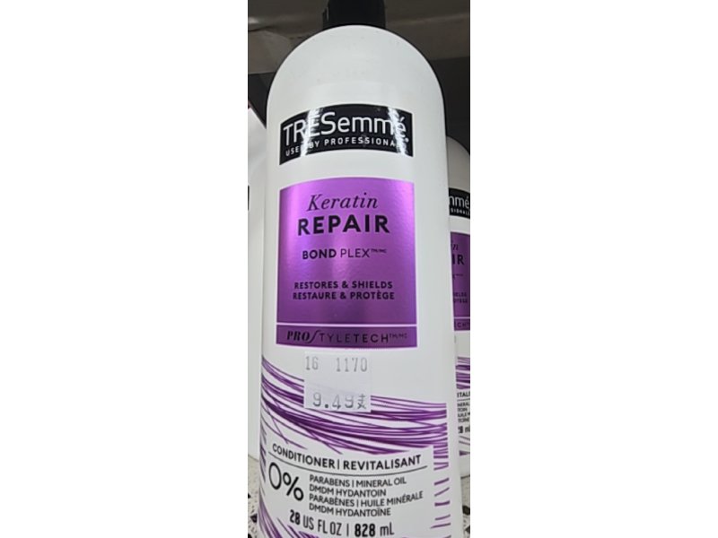 TreSemme Bond Plex Prostyletech Keratin Repair Conditioner, 28 fl oz/828 mL