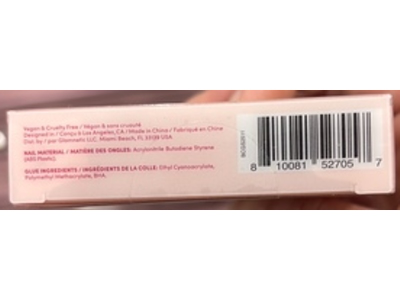 Glamnetic Press-On Nails Super Short, Clear Skies, 0.07 fl oz/2 mL, 30 Count