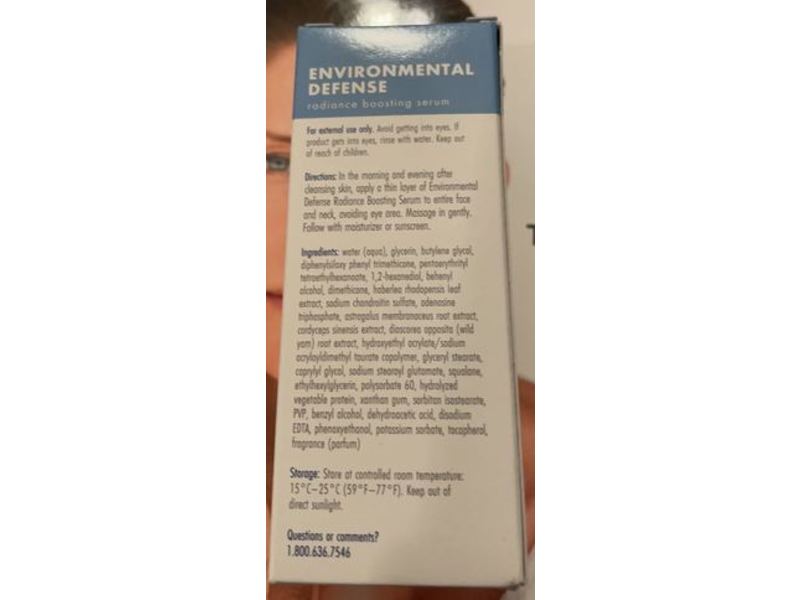 Obagi Clinical Environmental Defense Radiance Boosting Serum, 1.0 fl oz/30 mL