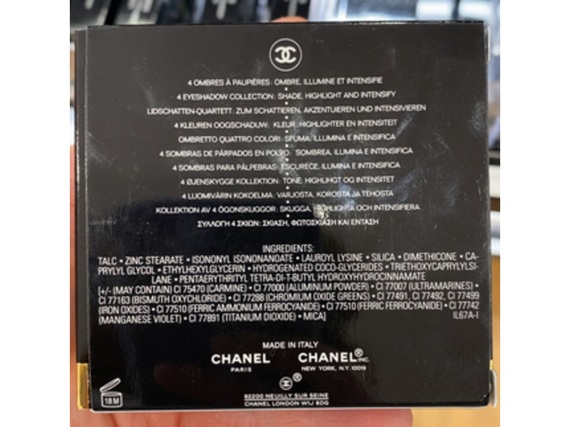 Chanel Ladies Les 4 Ombres Eyeshadow, 308 Clair Obscur, 0.07 oz/2 g