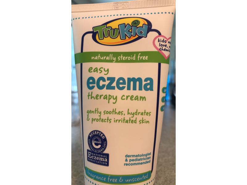 TruKid Easy Eczema Cream, Soothing Relief Therapy, Unscented, 3.4 Oz
