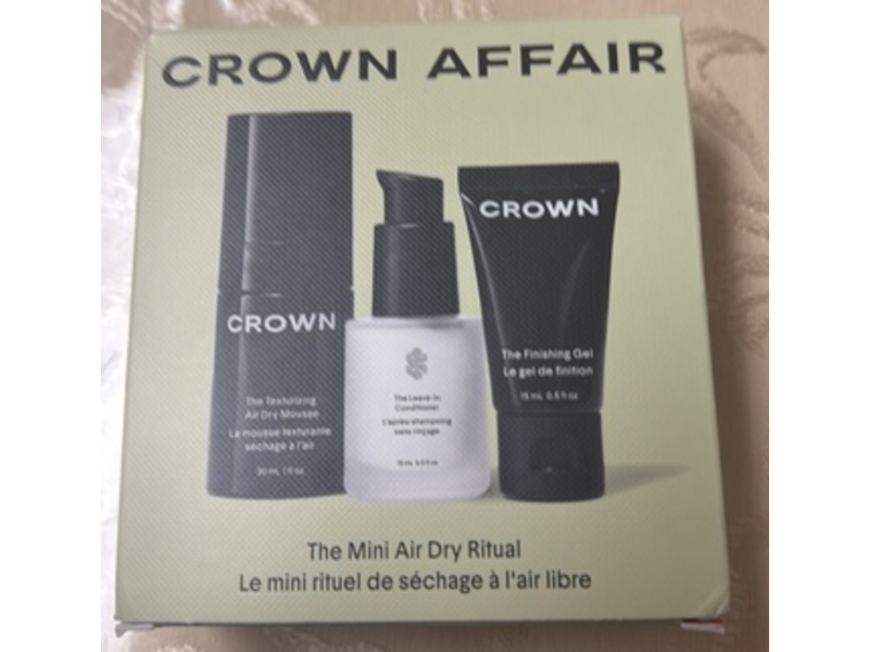 Crown Affair Mini Air Dry Ritual Set