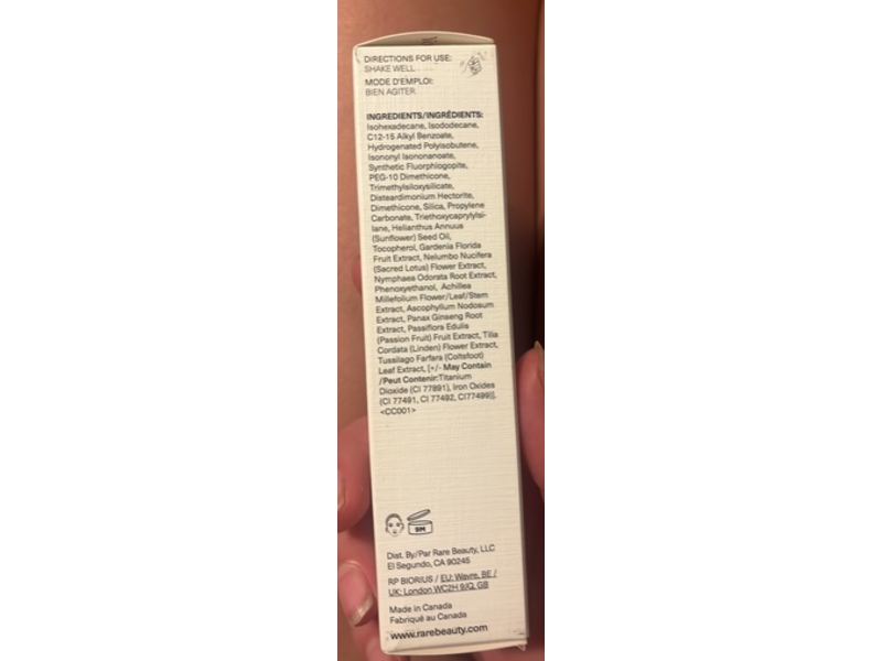 Rare Beauty Liquid Touch Weightless Foundation, 160C, 0.94 fl oz/28 mL