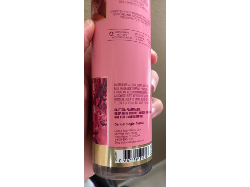 Bath & Body Works Fragrance Mist, Costa Rica Pink Pineapple Sunrise, 8 fl oz/236 mL