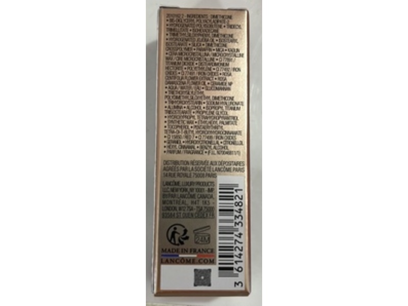 Lancome L'Absolu Rouge Intimatte Soft Matte Lipstick, 340 Love Whispers, 0.12 oz/3.4 g