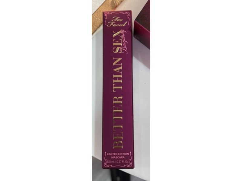 Too Faced Better Than Sexy Mascara, Burgundy, 0.27 fl oz/8 mL