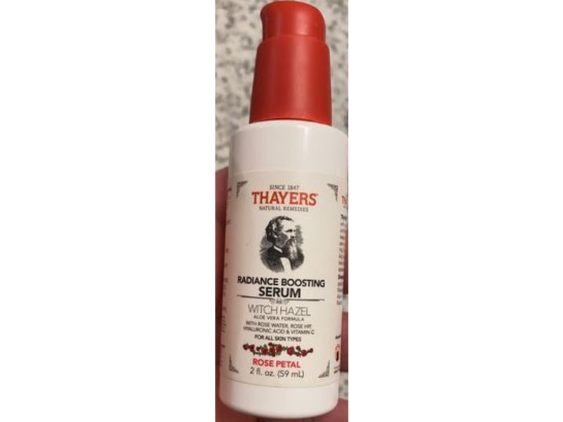 Thayers Radiance Boosting Serum, Rose Petal, 2 fl oz/59 mL