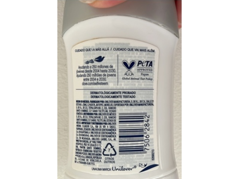 Dove Invisible Dry Antiperspirant Stick, 45 g