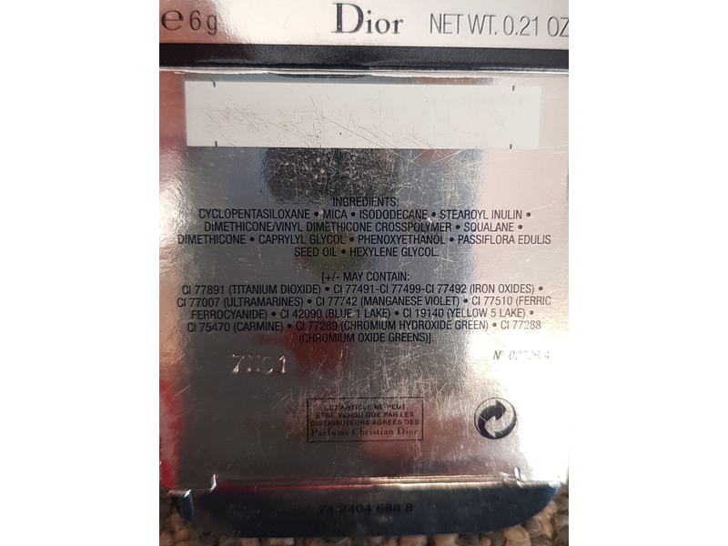 Dior Eye Show Backstage Makeup Ultra Shimmering Eye Shadow, Pink Wannabe 832, 0.21 oz/6 g