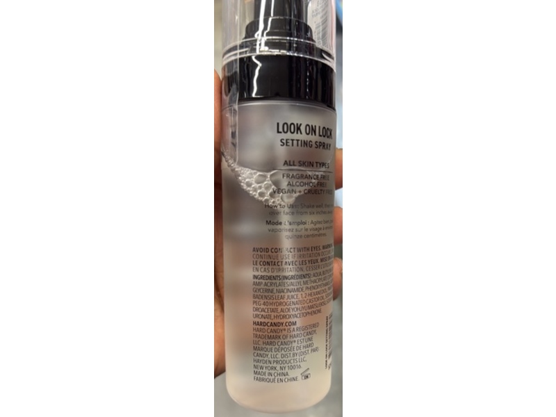 Hard Candy Look On Lock Setting Spray, 3.4 fl oz/100 mL